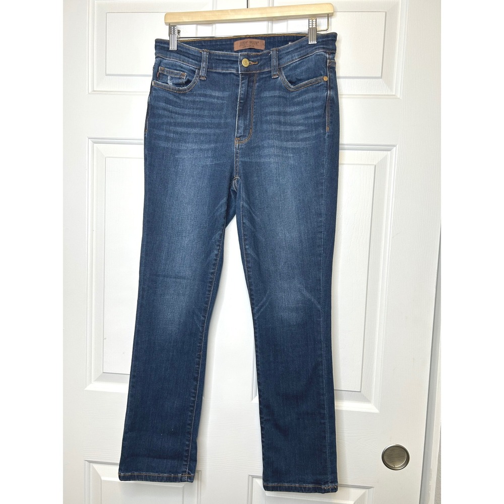 Judy Blue Skinny Fit Capri 11/30 Dark Wash - Picture 1 of 6